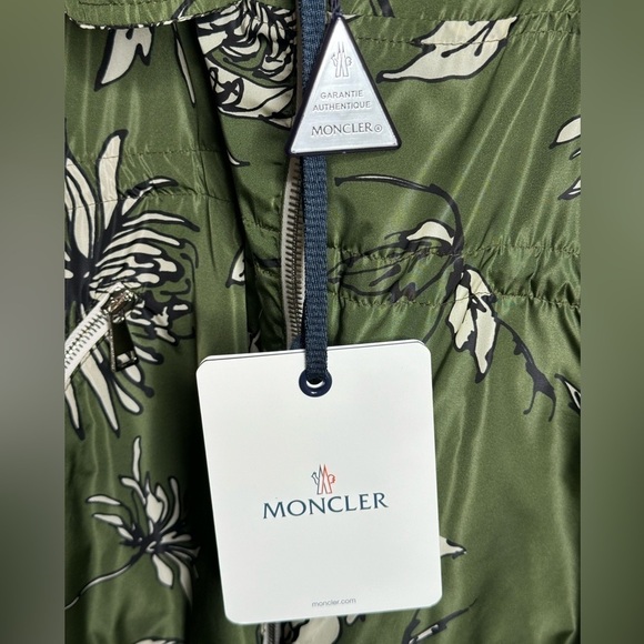 Moncler Floral Print Rain Jacket - Style Meets Function in Every Drop - Picture 6 of 11